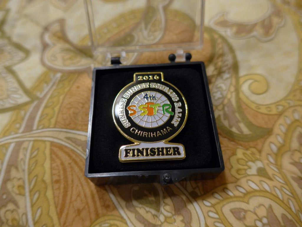 SSTR 2016 FINISHER バッジ